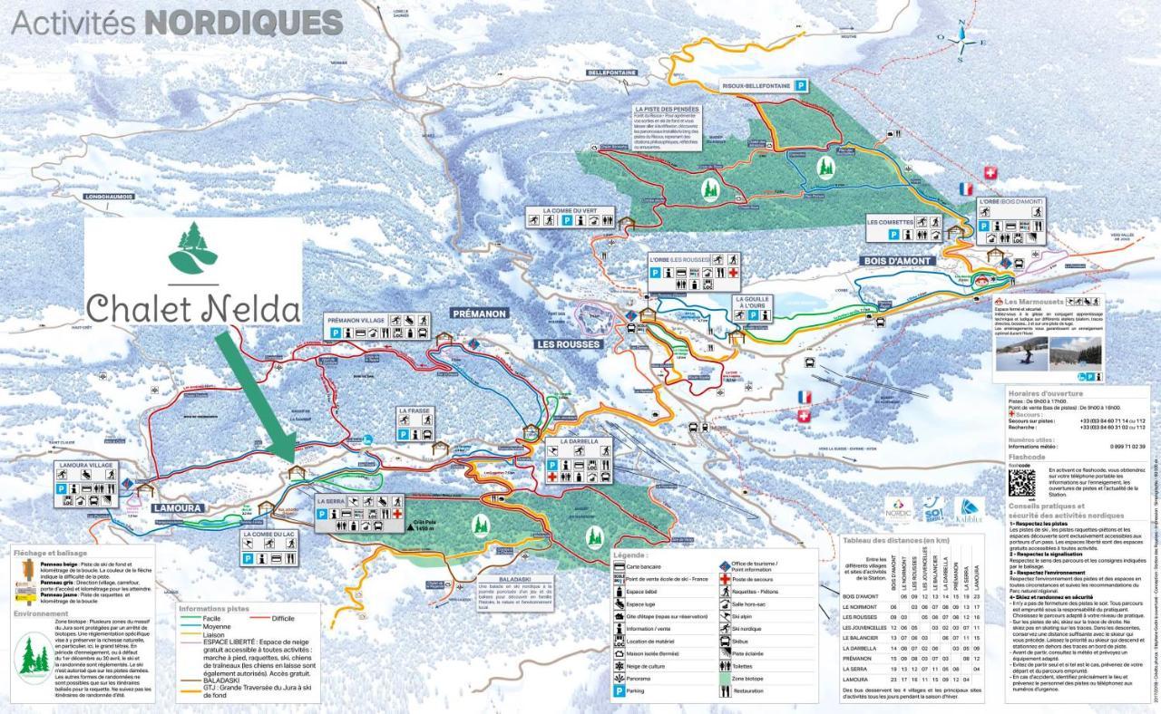 Chambre Privee Au Pied Des Pistes - Chambre Chez L'Habitant - Chaletnelda Com Lamoura Zewnętrze zdjęcie